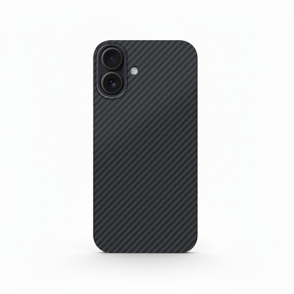 Étui véritable en fibre d'aramide pour iPhone 16 Pro