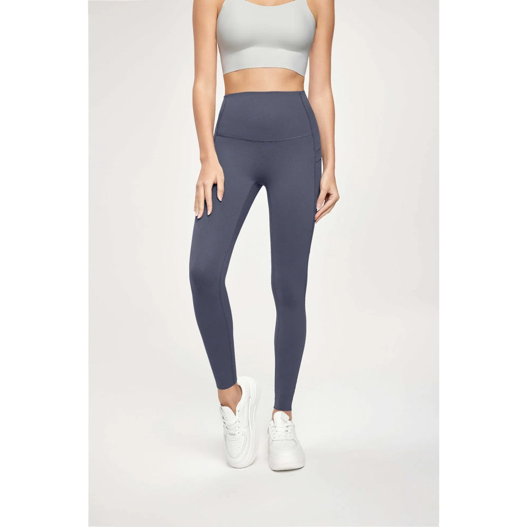 Legging de yoga taille haute pour femmes, avec poches