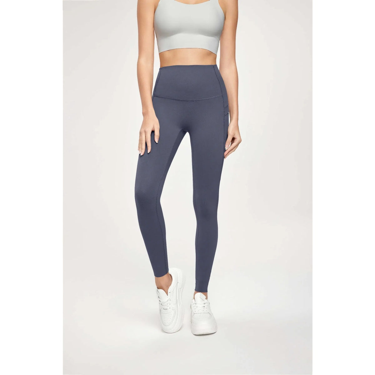 Legging de yoga taille haute pour femmes, avec poches