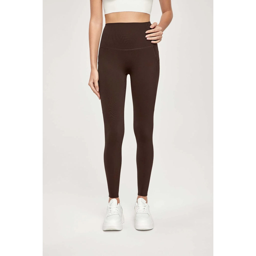 Legging de yoga taille haute pour femmes, avec poches