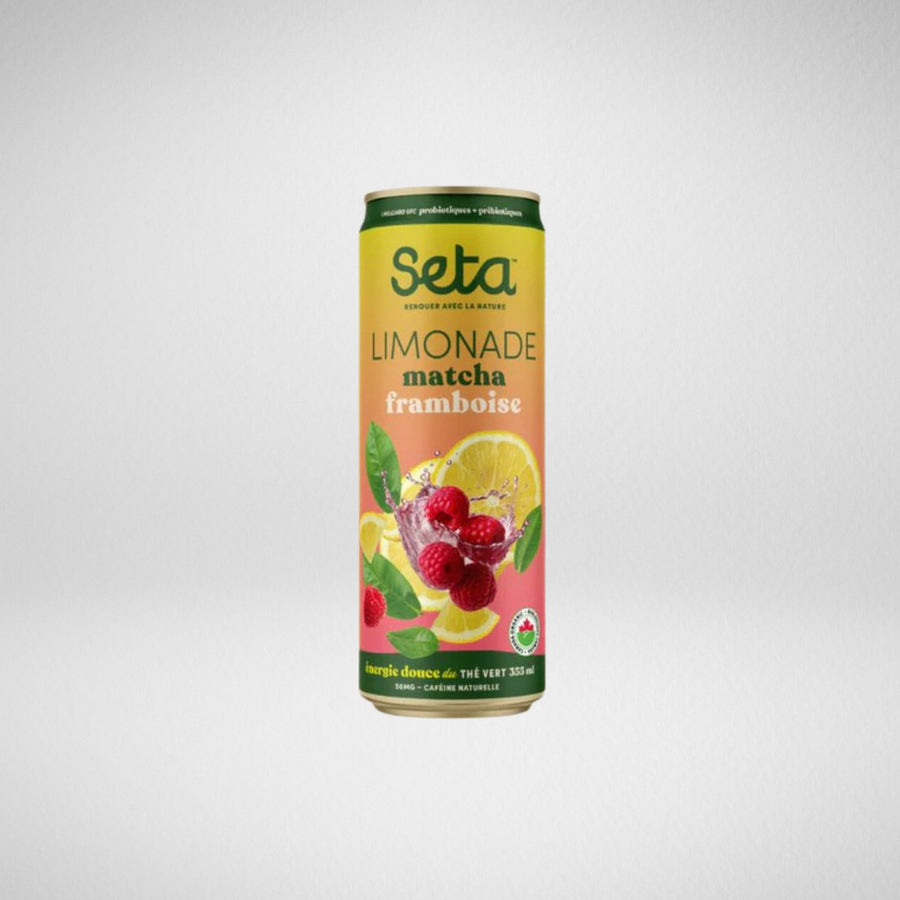 Limonade matcha - Framboise - 355 ml (unité)