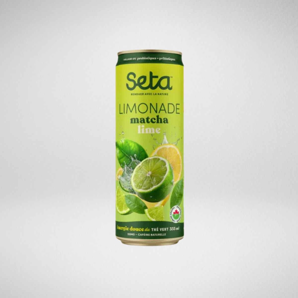Limonade matcha – Lime - 355 ml (unité)