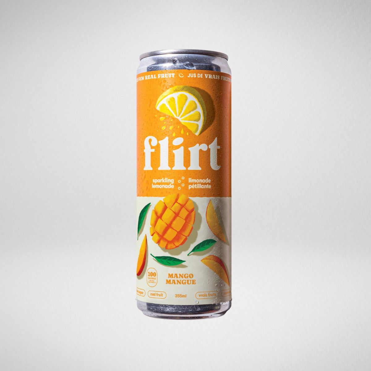 Flirt - Limonade Pétillante Mangue - 355 ml (unité)