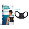 Correcteur de posture ajustable avec barre de soutien dorsal et attelle respirante pour le haut du dos