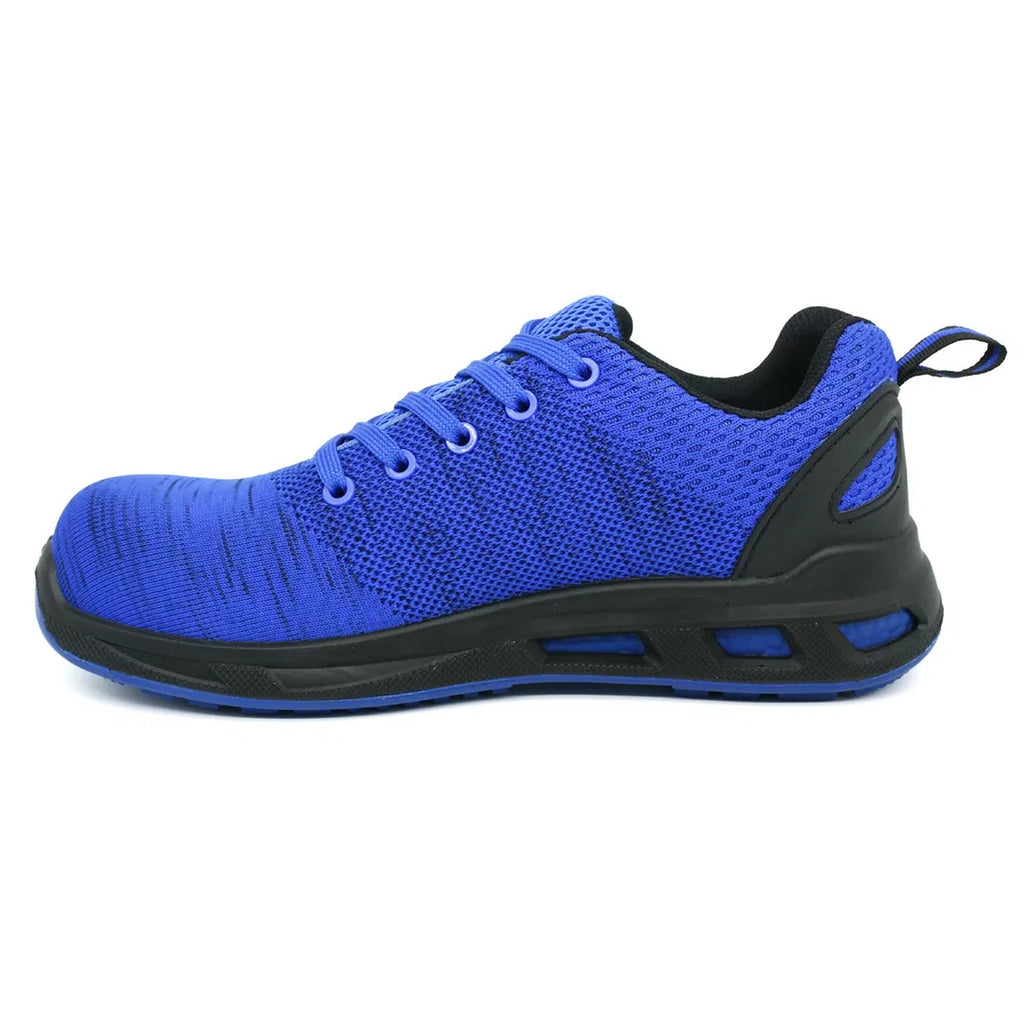 Chaussures de sécurité respirantes en tricot, embout acier