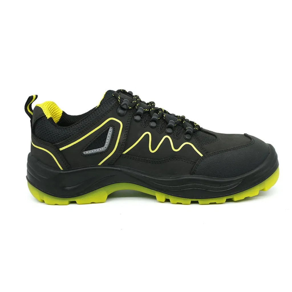 Chaussures de sécurité nubuck noir antidérapantes