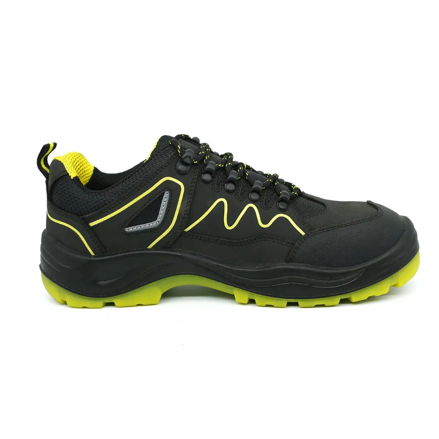 Chaussures de sécurité nubuck noir antidérapantes