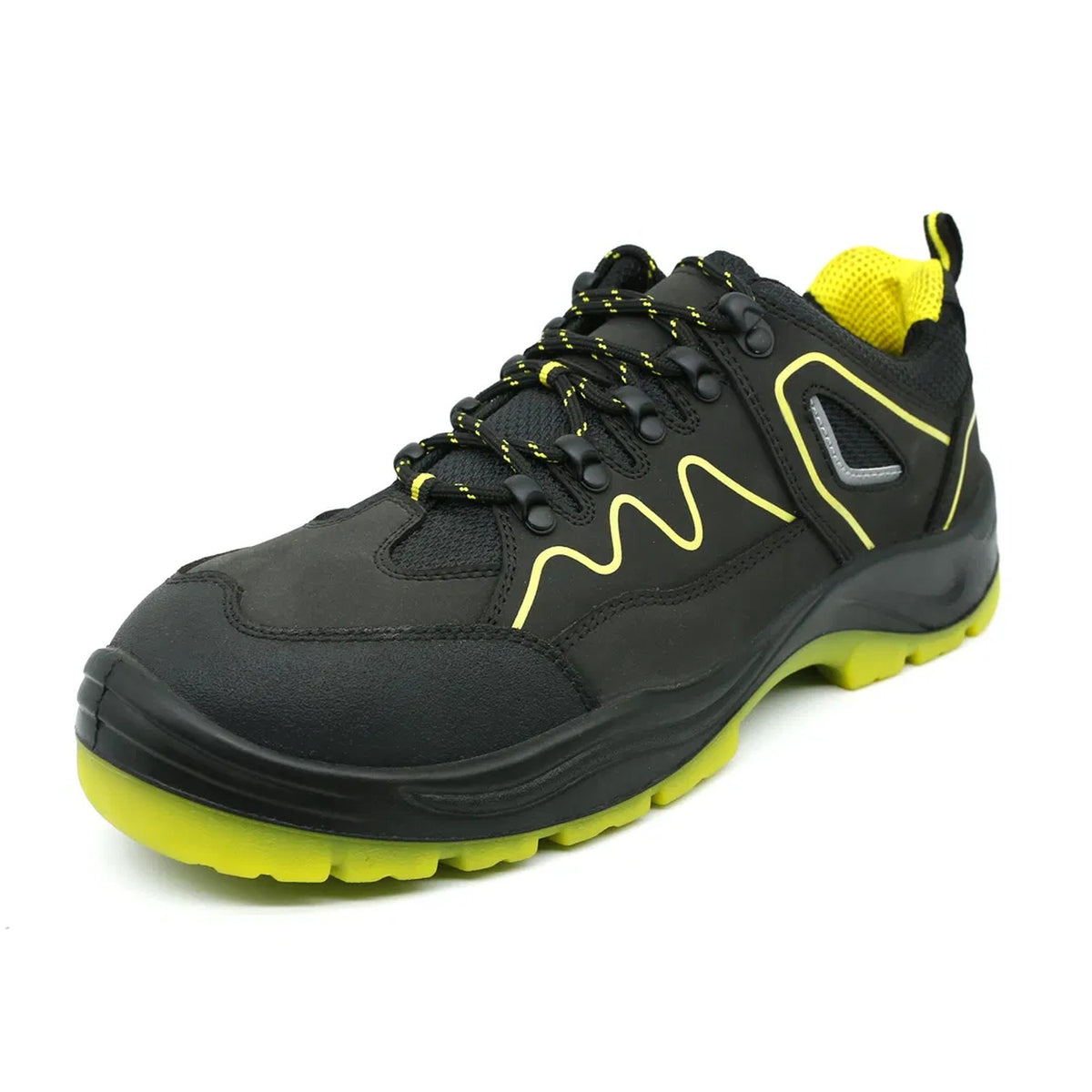 Chaussures de sécurité nubuck noir antidérapantes