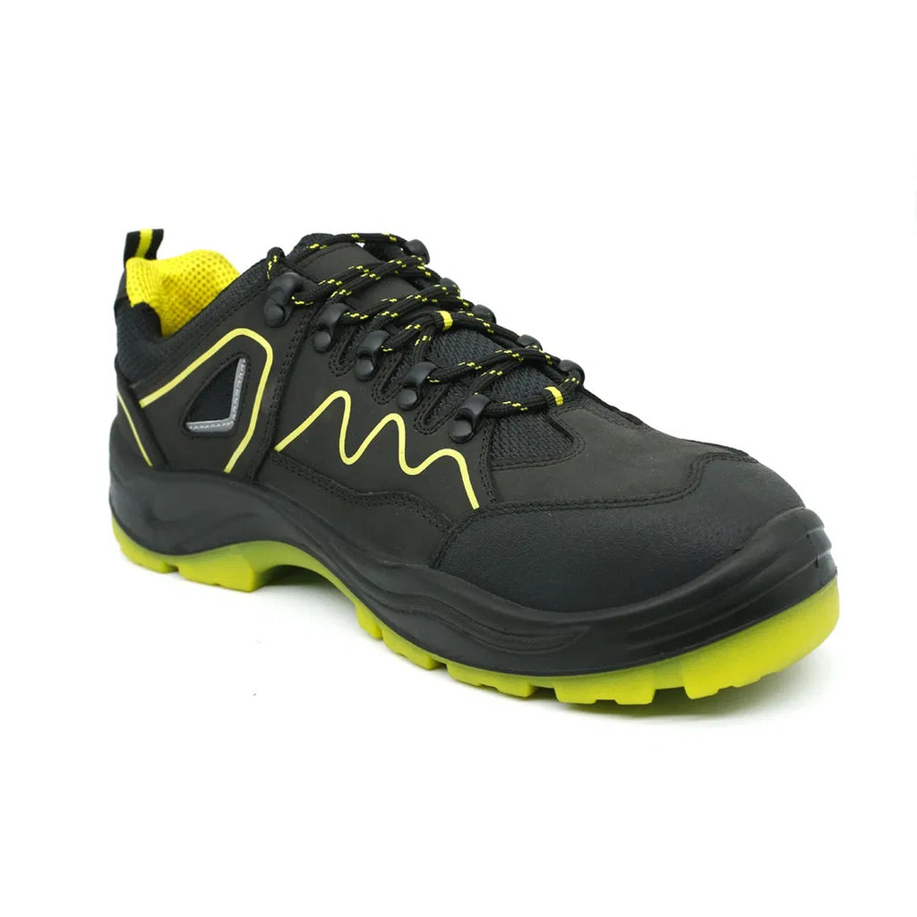 Chaussures de sécurité nubuck noir antidérapantes