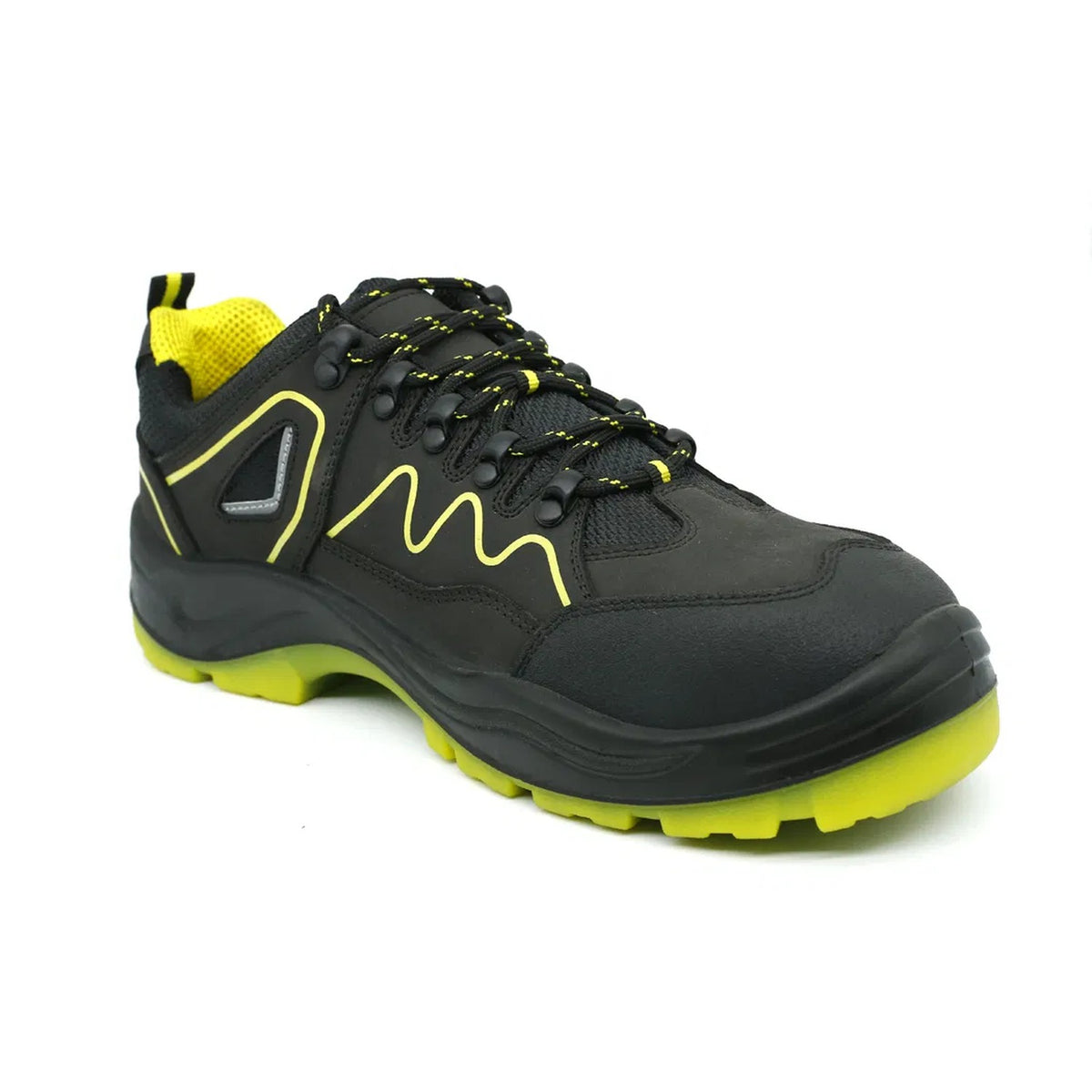 Chaussures de sécurité nubuck noir antidérapantes