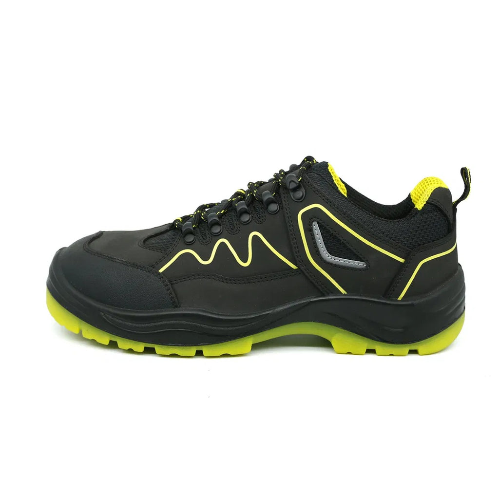 Chaussures de sécurité nubuck noir antidérapantes