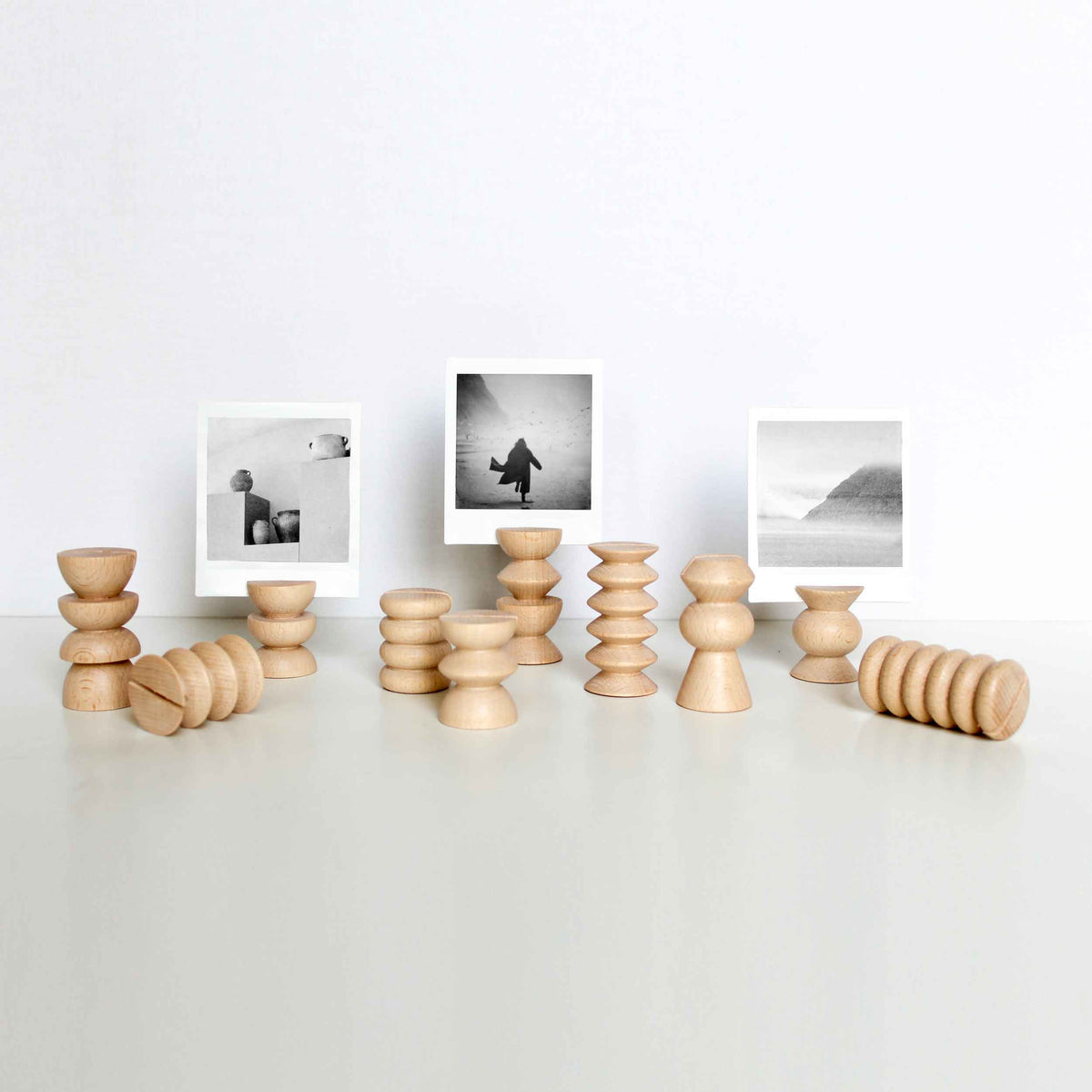 Famille Totem – Ensemble de 10 supports pour photos/cartes postales