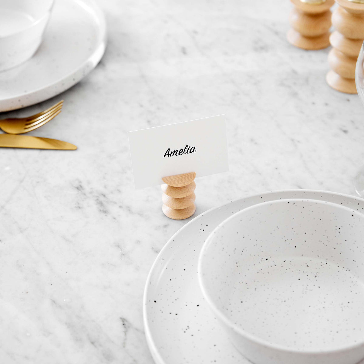 Famille Totem – Ensemble de 10 supports pour photos/cartes postales