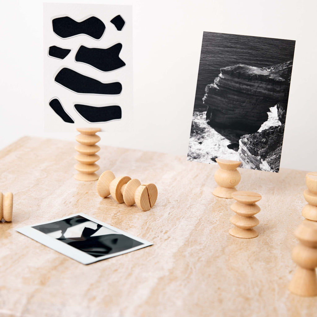 Famille Totem – Ensemble de 10 supports pour photos/cartes postales