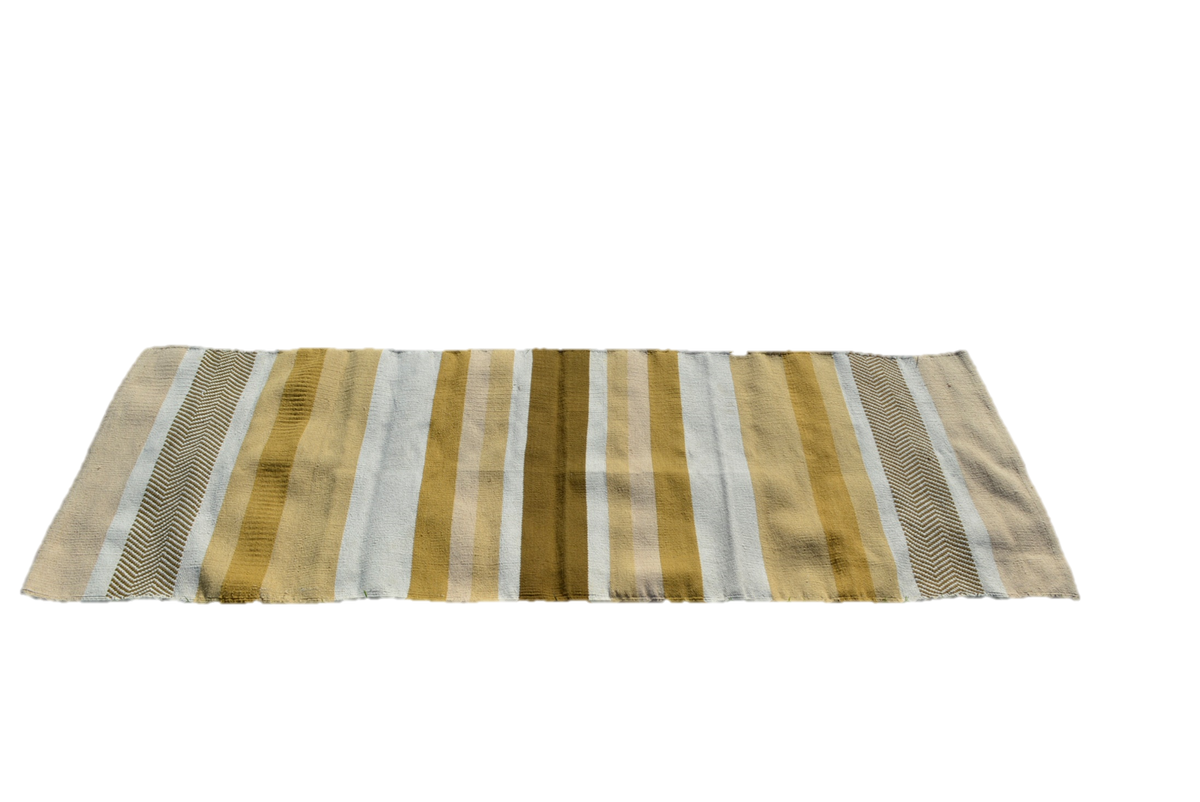 Tapis de sol tissé à la main en coton pour yoga, méditation et prière