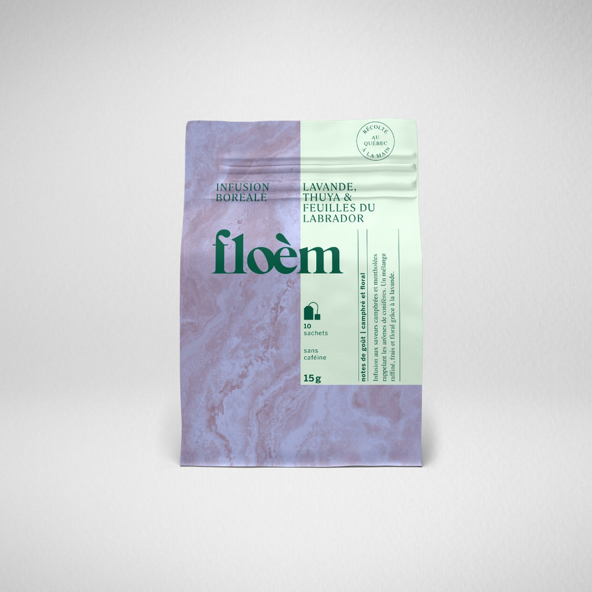 Tisane en sachets - thuya, lavande & feuilles du Labrador - 10 sachets (unité)