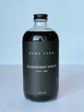 Bouteille de sirop de sureau The Home Farm, 480 ml, vue de face