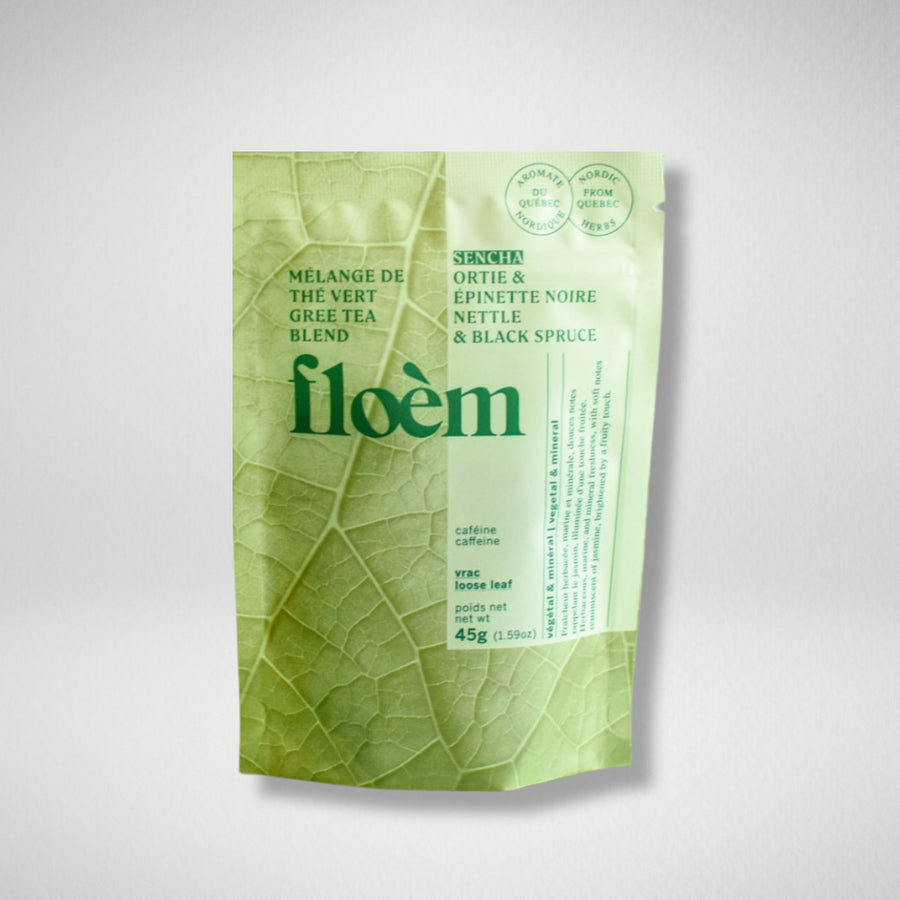 Thé en vrac Vert Sencha, Ortie & Épinette noire - 45 g (unité)
